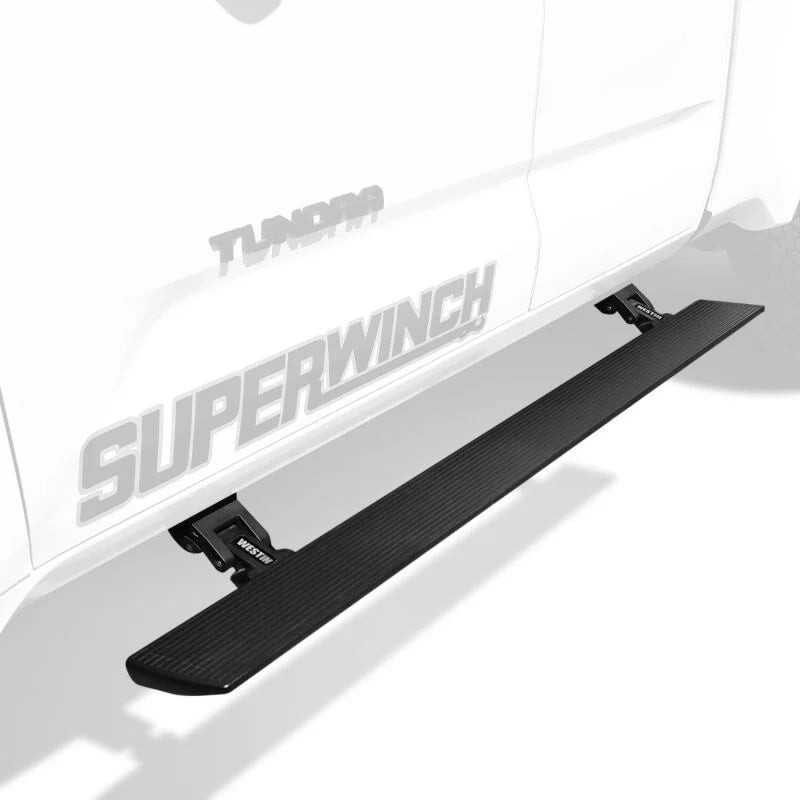 Westin 22-25 Toyota Tundra Double Cab Pro-e Running Boards - Tex. Blk - Side View