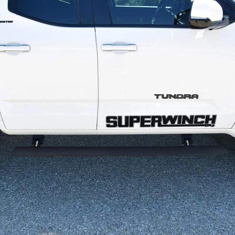 Westin 22-25 Toyota Tundra Double Cab Pro-e Running Boards - Tex. Blk - Installation View