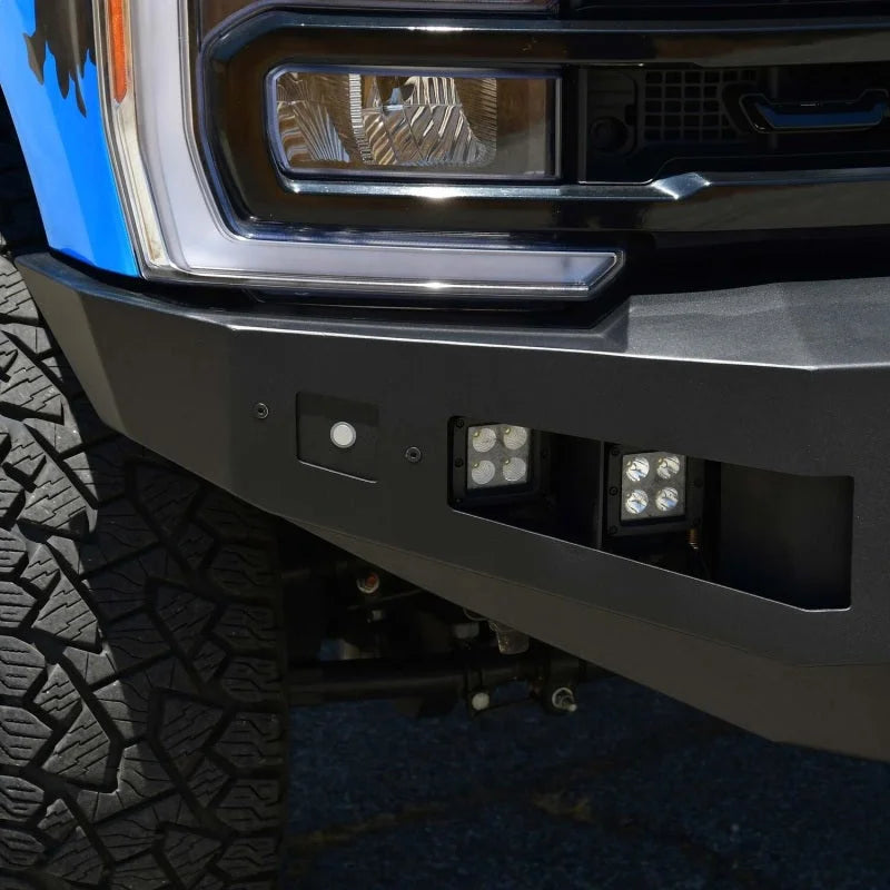 Westin 23-24 Ford F250/350 Pro-Series Front Bumper - Textured Black - Installation View