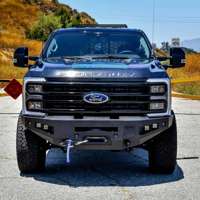 Westin 23-24 Ford F250/350 Pro-Series Front Bumper - Textured Black - Additional View 6