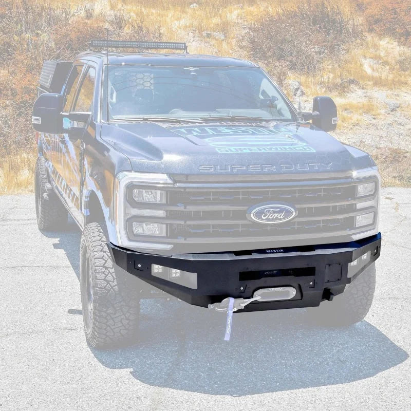 Westin 23-24 Ford F250/350 Pro-Series Front Bumper - Textured Black - Additional View 7