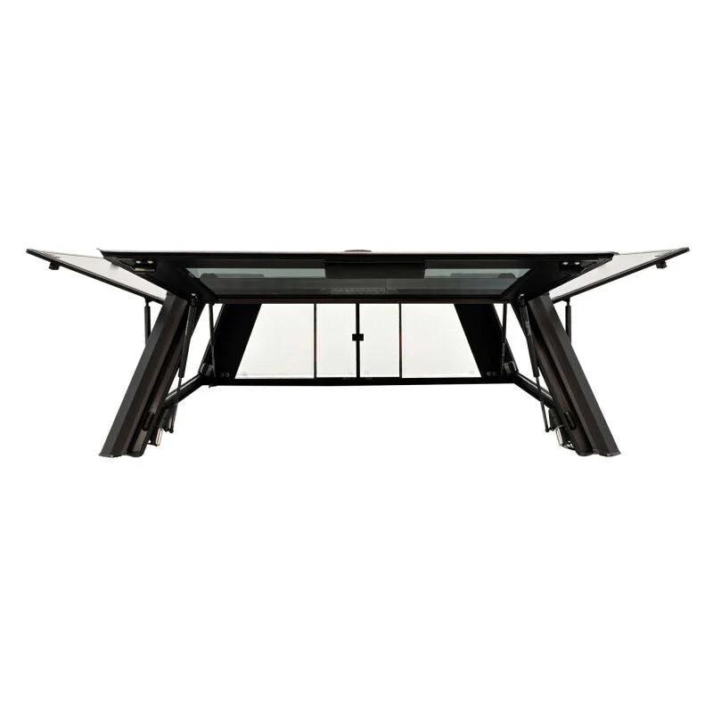 Westin 23-25 Ford F-250/350 Crew Cab 6.8ft Bed EXP Truck Cap w/ Sliding Front Window - Side View