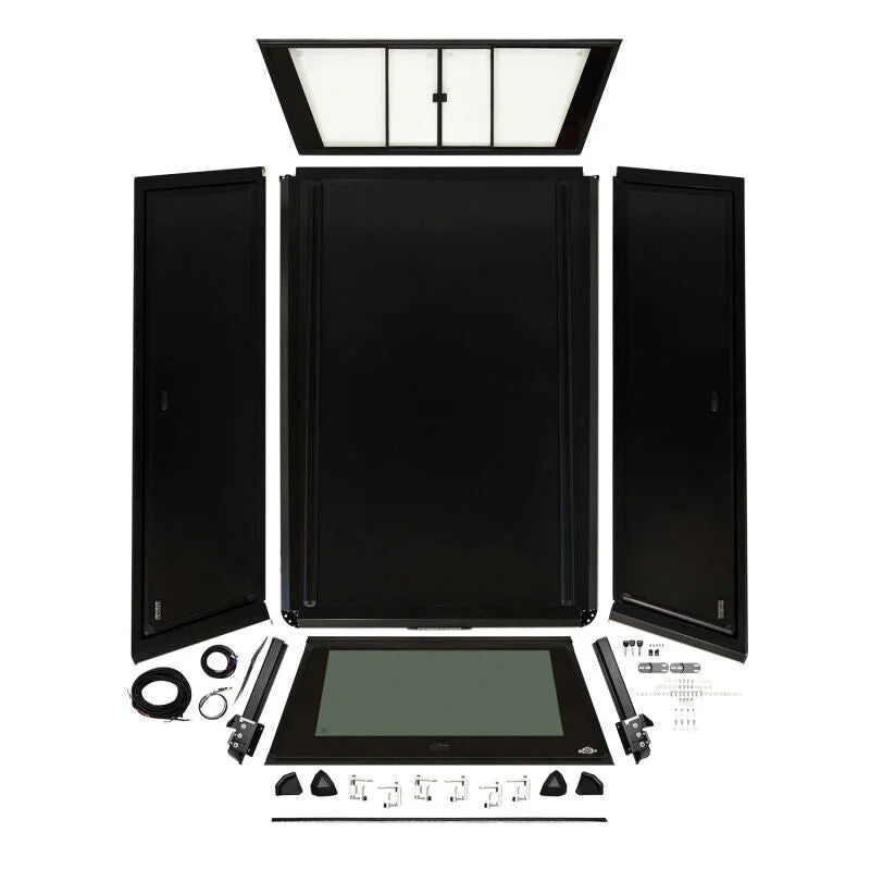 Westin 23-25 Ford F-250/350 Crew Cab 6.8ft Bed EXP Truck Cap w/ Sliding Front Window - Additional View 6