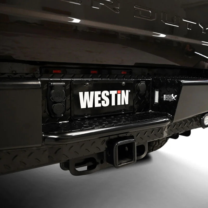 Westin 23-25 Ford F-250/350/450/550/600 HDX Bandit Rear Bumper - Black - Additional View 6