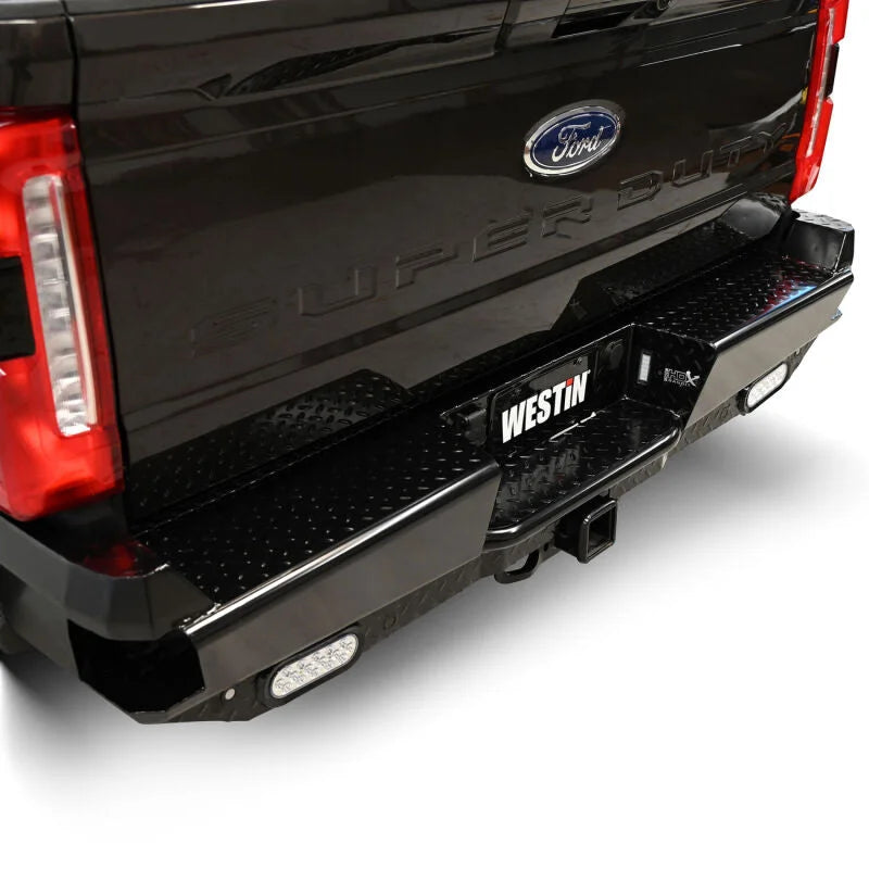 Westin 23-25 Ford F-250/350/450/550/600 HDX Bandit Rear Bumper - Black - Additional View 9