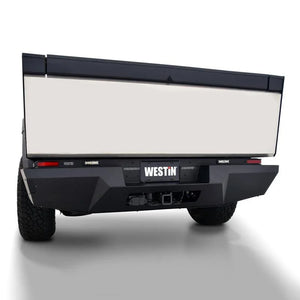 Westin 24-25 Tesla Cybertruck Pro-Series Rear Bumper - Texured Black - Main Product View
