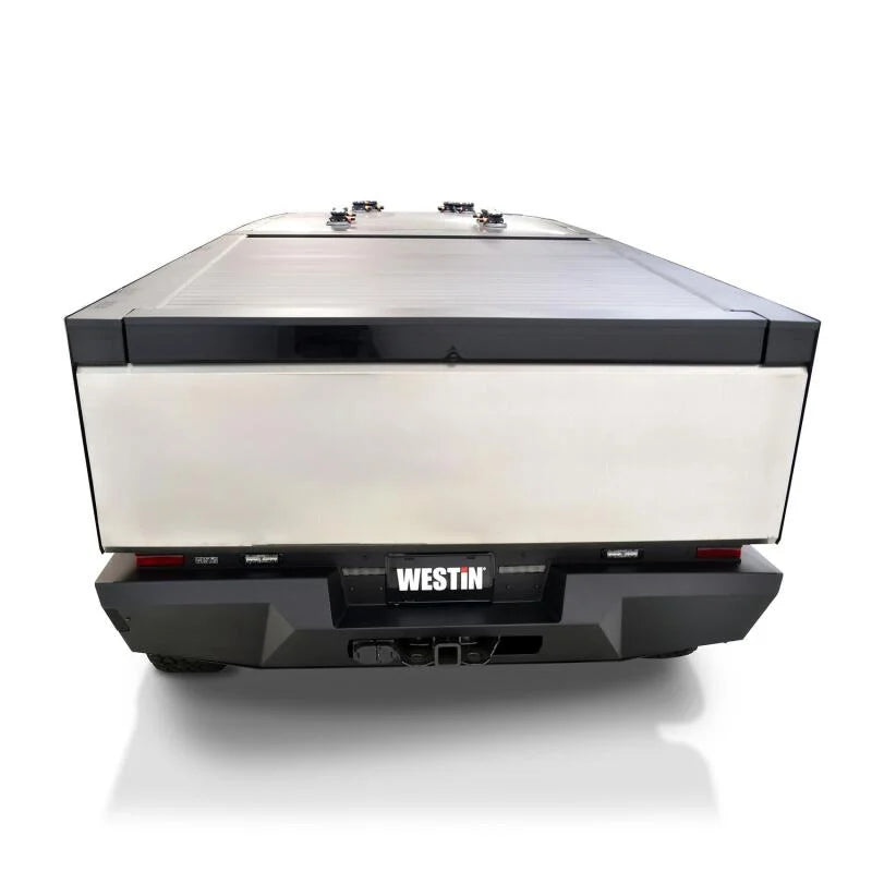 Westin 24-25 Tesla Cybertruck Pro-Series Rear Bumper - Texured Black - Additional View 6