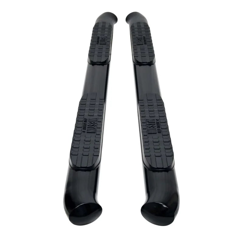 Westin 24-25 Toyota Tacoma Double Cab PRO TRAXX 4 Oval Nerf Step Bars - Black - Back View