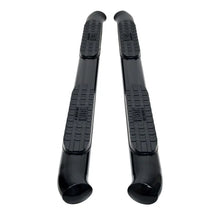 Load image into Gallery viewer, Westin 24-25 Toyota Tacoma Double Cab PRO TRAXX 4 Oval Nerf Step Bars - Black - Back View