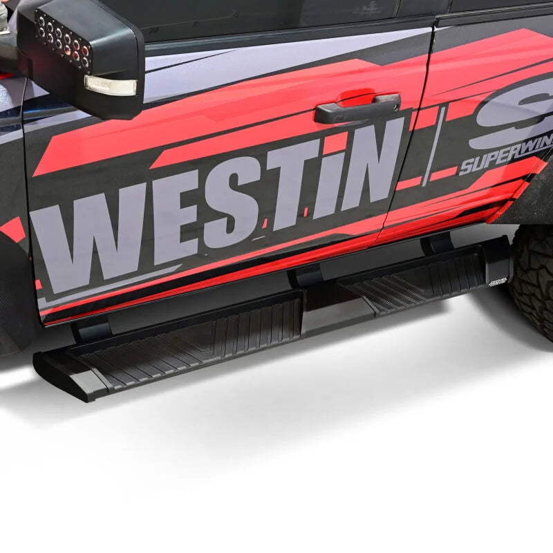 Westin 4dr (Excl. Bronco Sport) AT6 Running Boards - Black fits 2021-2026 Ford Bronco - Additional View 6