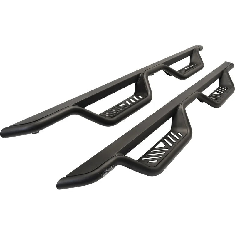 Westin 99-13 Chevrolet Silverado 1500 (Ext. Cab) Outlaw Drop Nerf Step Bars - Textured Black - Main Product View