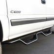 Load image into Gallery viewer, Westin 99-13 Chevrolet Silverado 1500 (Ext. Cab) Outlaw Drop Nerf Step Bars - Textured Black - Side View