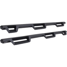 Load image into Gallery viewer, Westin 99-16 Ford F-250/350/450/550 CC (6.75ft Bed) HDX Drop Whl to Whl Nerf Step Bars - Text Blk - Main Product View