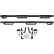 Load image into Gallery viewer, Westin 99-16 Ford F-250/350/450/550 CC (6.75ft Bed) HDX Drop Whl to Whl Nerf Step Bars - Text Blk - Installation View