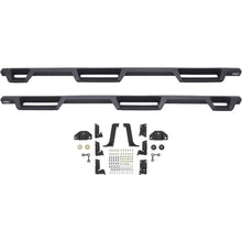 Load image into Gallery viewer, Westin 99-16 Ford F-250/350/450/550 CC (6.75ft Bed) HDX Drop Whl to Whl Nerf Step Bars - Text Blk - Installation View