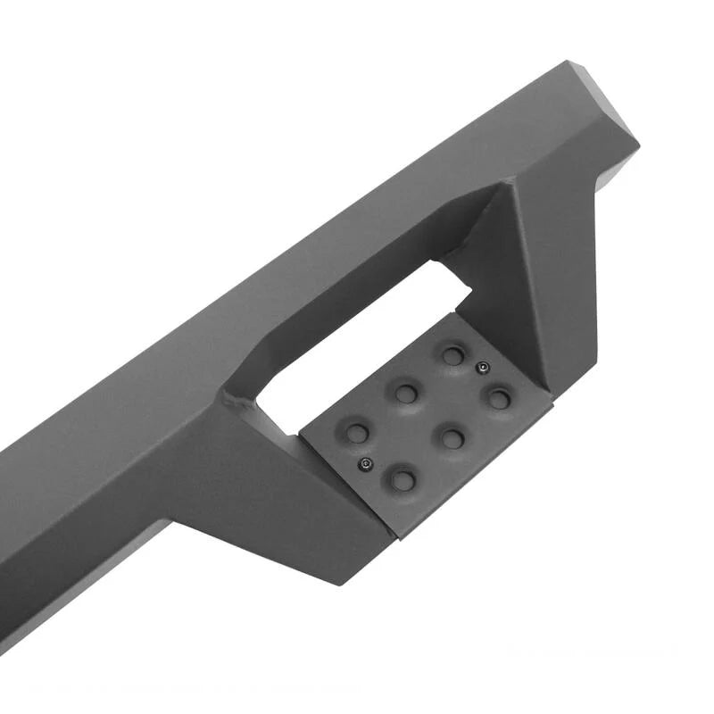 Westin 99-16 Ford F-250/350/450/550 CC (6.75ft Bed) HDX Drop Whl to Whl Nerf Step Bars - Text Blk - Additional View 5