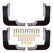 Load image into Gallery viewer, Westin 99-16 Ford F-250/350/450/550HD Reg/Supr Cab/Crew Premier Oval Nerf Step Bar Mount Kit - Blk - Side View