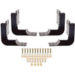 Load image into Gallery viewer, Westin 99-16 Ford F-250/350/450/550HD Reg/Supr Cab/Crew Premier Oval Nerf Step Bar Mount Kit - Blk - Back View