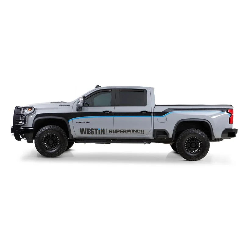 Westin AT6 Running Boards Black fits 2019-2026 Chevrolet Silverado 1500 / 2020-2026 Chevrolet Silverado 2500 / 2020-2026 C...