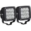 Load image into Gallery viewer, Westin Axis LED Auxiliary Light 4.5 inch x 4.5 inch Square Spot w/3W Osram (Set of 2) - Black - Main Product View