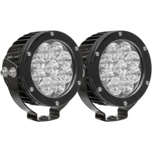 Load image into Gallery viewer, Westin Axis LED Auxiliary Light 4.75 inch Round Spot w/3W Osram (Set of 2) - Black - Main Product View