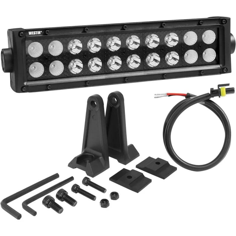 Westin B-FORCE LED Light Bar Double Row 10 inch Combo w/3W Cree - Black - Additional View 6