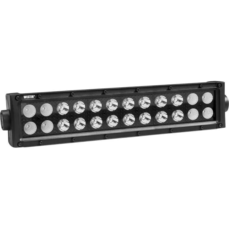 Westin B-FORCE LED Light Bar Double Row 12 inch Combo w/3W Cree - Black - Main Product View