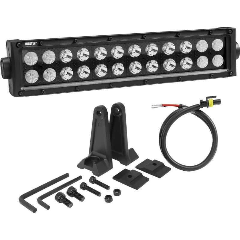Westin B-FORCE LED Light Bar Double Row 12 inch Combo w/3W Cree - Black - Additional View 7