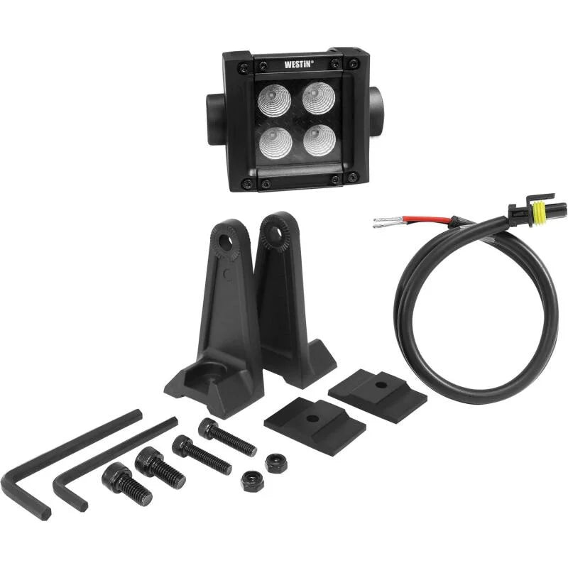 Westin B-FORCE LED Light Bar Double Row 2 inch Flood w/3W Cree - Black - Additional View 7