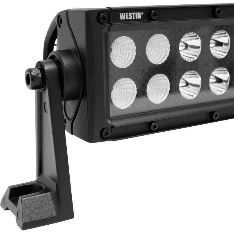 Westin B-FORCE LED Light Bar Double Row 20 inch Combo w/3W Cree - Black - Back View