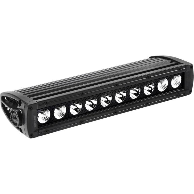 Westin B-FORCE LED Light Bar Single Row 10 inch Combo w/5W Cree - Black - Main Product View