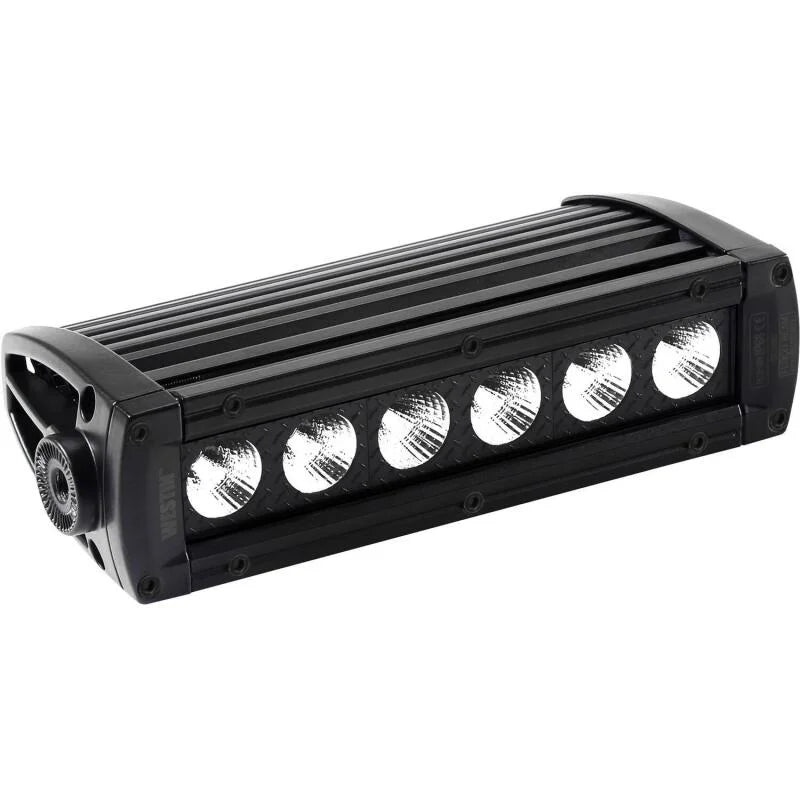 Westin B-FORCE LED Light Bar Single Row 6 inch Flood w/5W Cree - Black - Side View