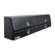 Load image into Gallery viewer, Westin Contractor TopSider 90in w/ Drawers &amp; Doors - Textured Black - Side View