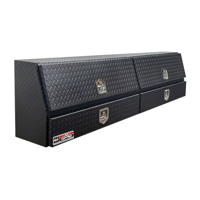 Westin Contractor TopSider 90in w/ Drawers & Doors - Textured Black - Side View