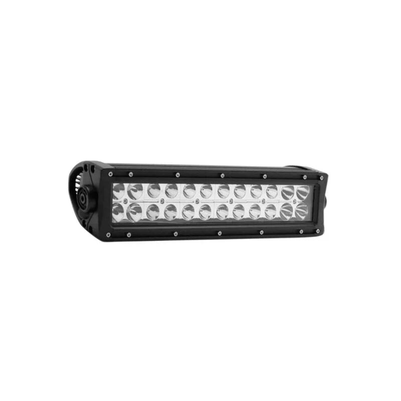 Westin EF2 LED Light Bar Double Row 12 inch Combo w/3W Epistar - Black - Side View