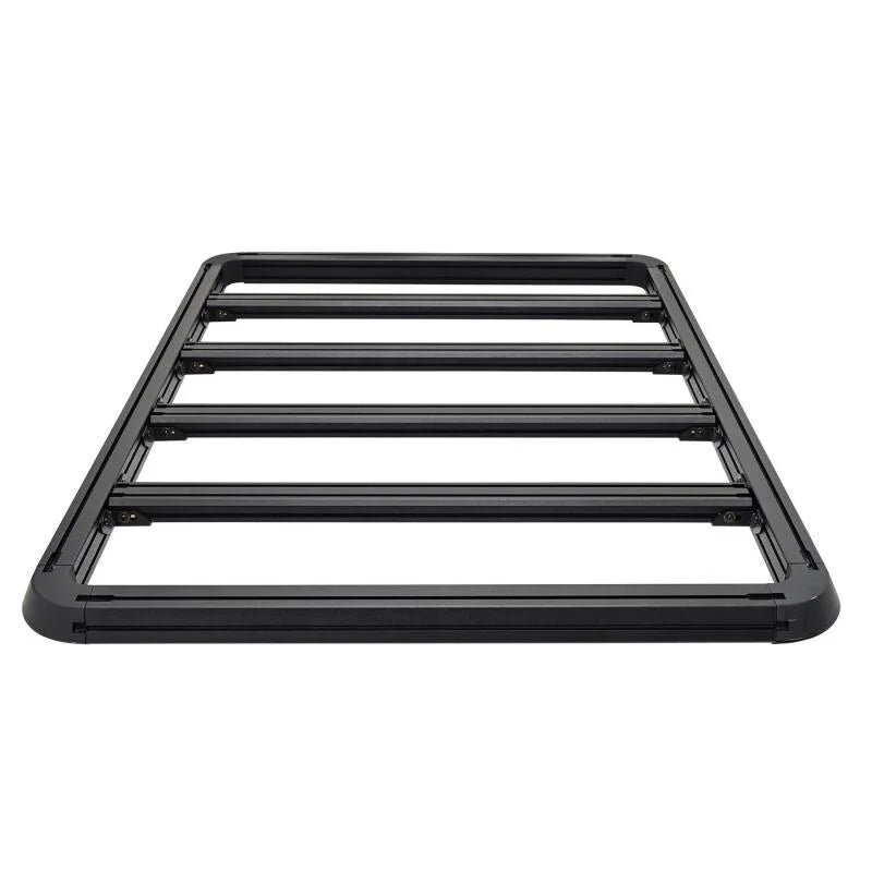 Westin EXP Roof Rack for Full Size EXP Truck Cap (RACK ONLY - NO CAP) 50x58in. - Tex. Blk - Side View