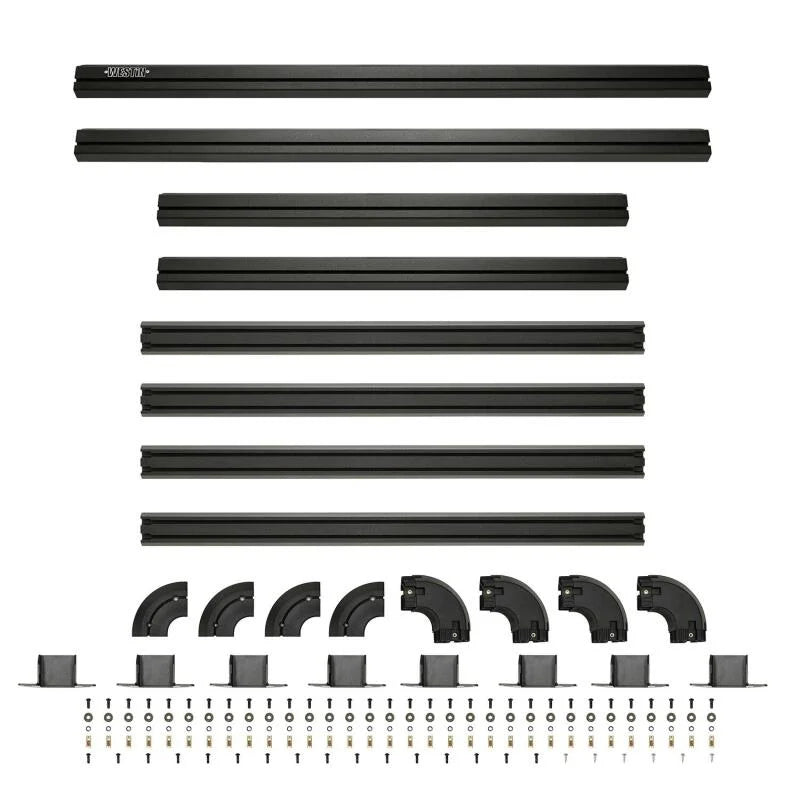 Westin EXP Roof Rack for Full Size EXP Truck Cap (RACK ONLY - NO CAP) 50x58in. - Tex. Blk - Additional View 6