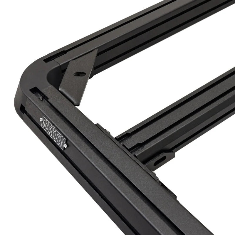 Westin EXP Roof Rack for Full Size EXP Truck Cap (RACK ONLY - NO CAP) 50x58in. - Tex. Blk - Additional View 7