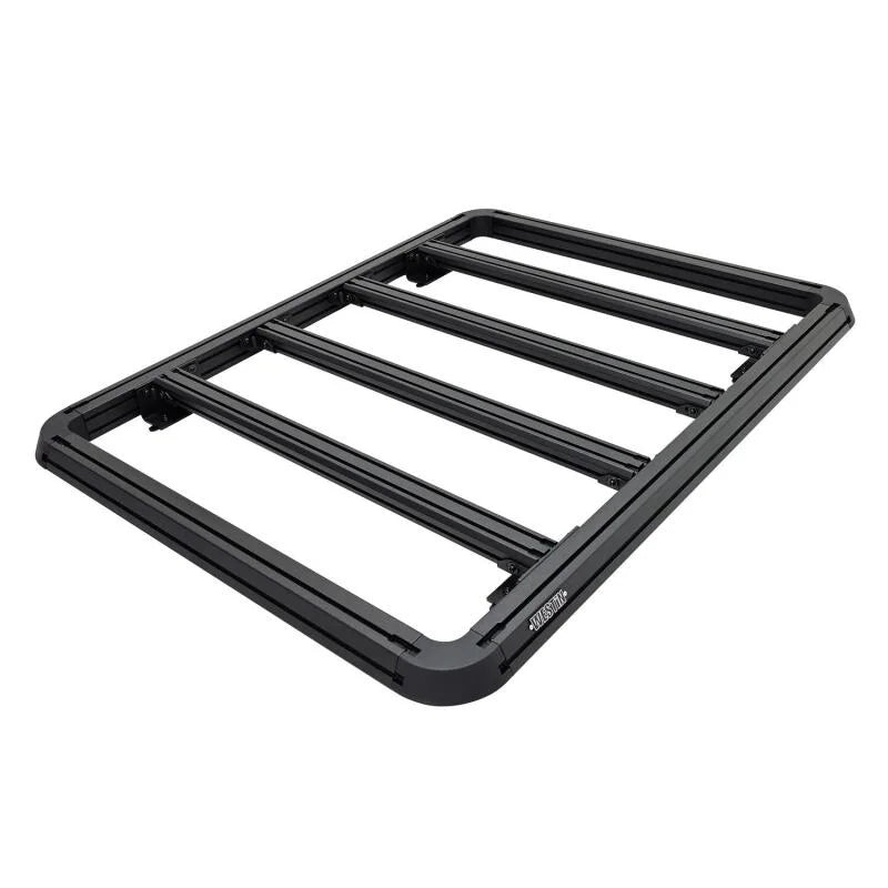 Westin EXP Roof Rack for Mid Size EXP Truck Cap (RACK ONLY - NO CAP) 45x55in. - Tex. Blk - Side View