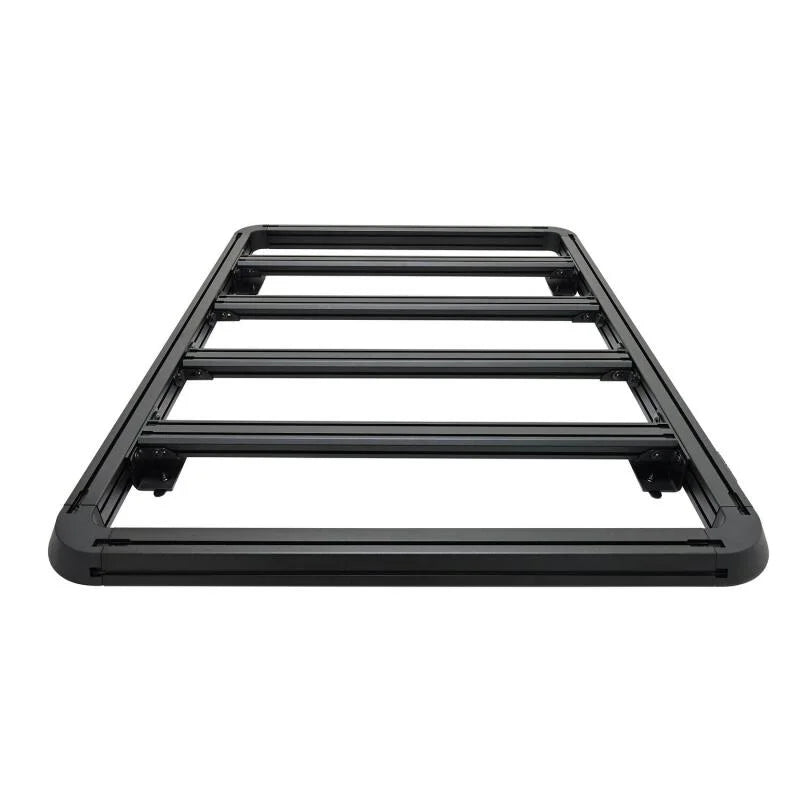 Westin EXP Roof Rack for Mid Size EXP Truck Cap (RACK ONLY - NO CAP) 45x55in. - Tex. Blk - Back View