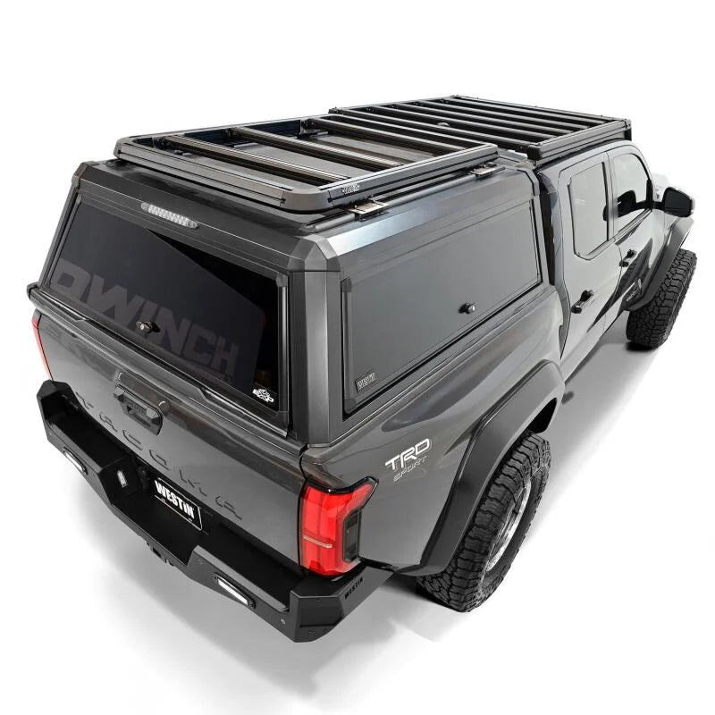 Westin EXP Roof Rack for Mid Size EXP Truck Cap (RACK ONLY - NO CAP) 45x55in. - Tex. Blk - Additional View 7