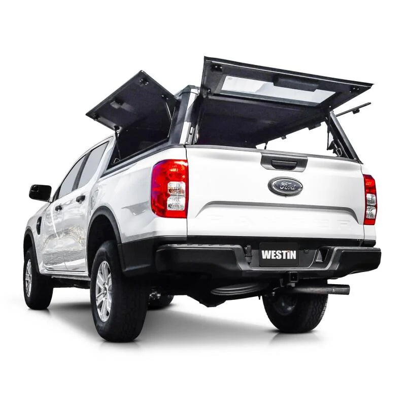 Westin EXP Truck Cap COMPLETE KIT A + B (24-25 Ford Ranger CC 5ft. Bed) - Installation View