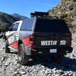 Load image into Gallery viewer, Westin EXP Truck Cap COMPLETE KIT A + BS (19-25 RAM 1500 5.7ft. Bed Excl. Classic) - Black - Side View