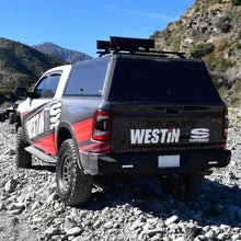 Load image into Gallery viewer, Westin EXP Truck Cap COMPLETE KIT A + BS (19-25 RAM 1500 5.7ft. Bed Excl. Classic) - Black - Side View