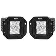 Load image into Gallery viewer, Westin FM4Q 3W Osram w/mounting hardware and pigtail connectors (set of 2) - Black - Main Product View