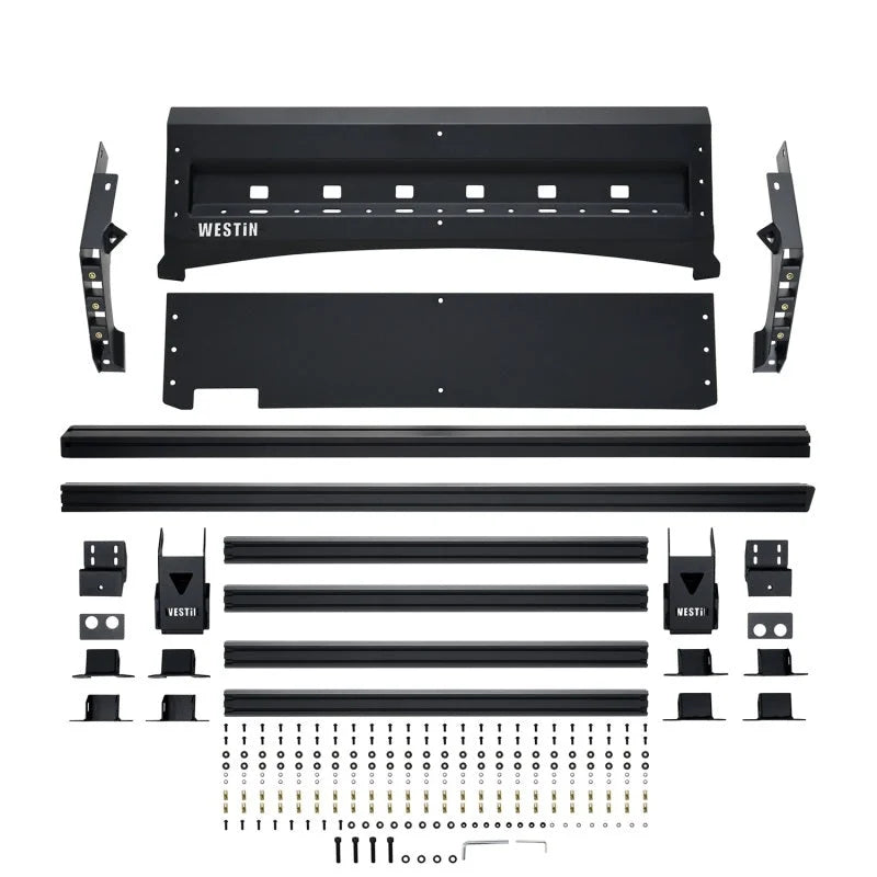 Westin Ford Bronco 21-24 2dr Mesa Roof Rack (Excl. Bronco Sport) - Tex. Blk - Back View