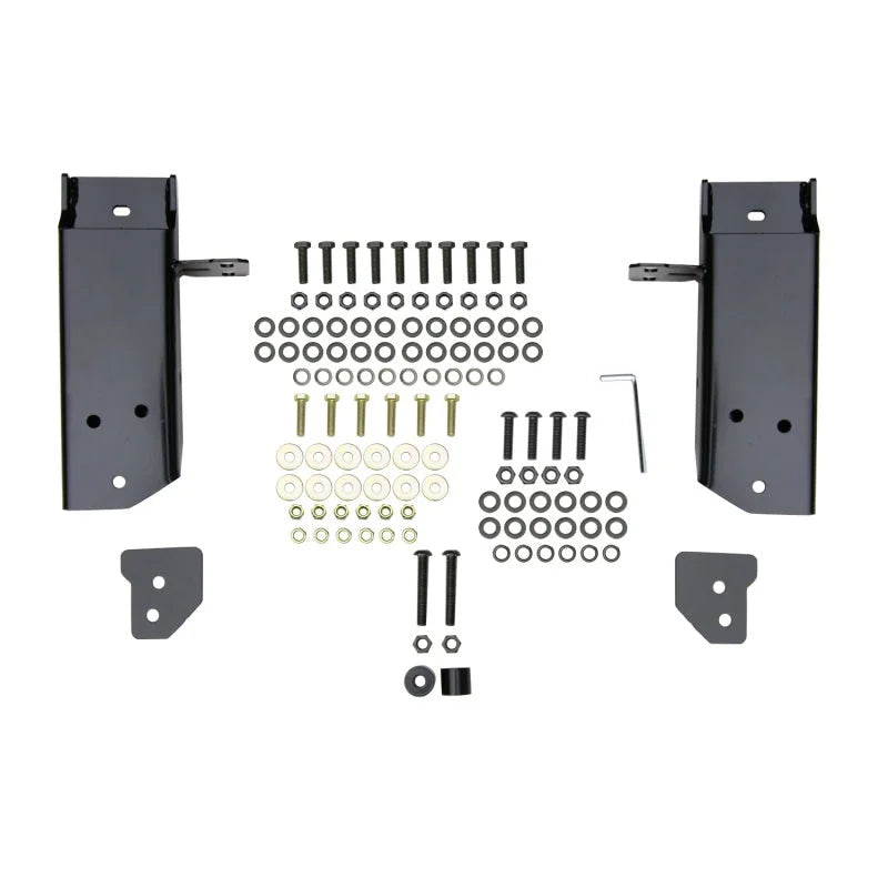 Westin Ford F-250/350 11-16 HDX Winch Mount Grille Guard - Side View