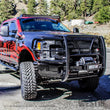 Load image into Gallery viewer, Westin Ford F-250/350 17-19 HDX Winch Mount Grille Guard - Back View