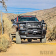Load image into Gallery viewer, Westin Ford F-250/350 17-19 HDX Winch Mount Grille Guard - Installation View