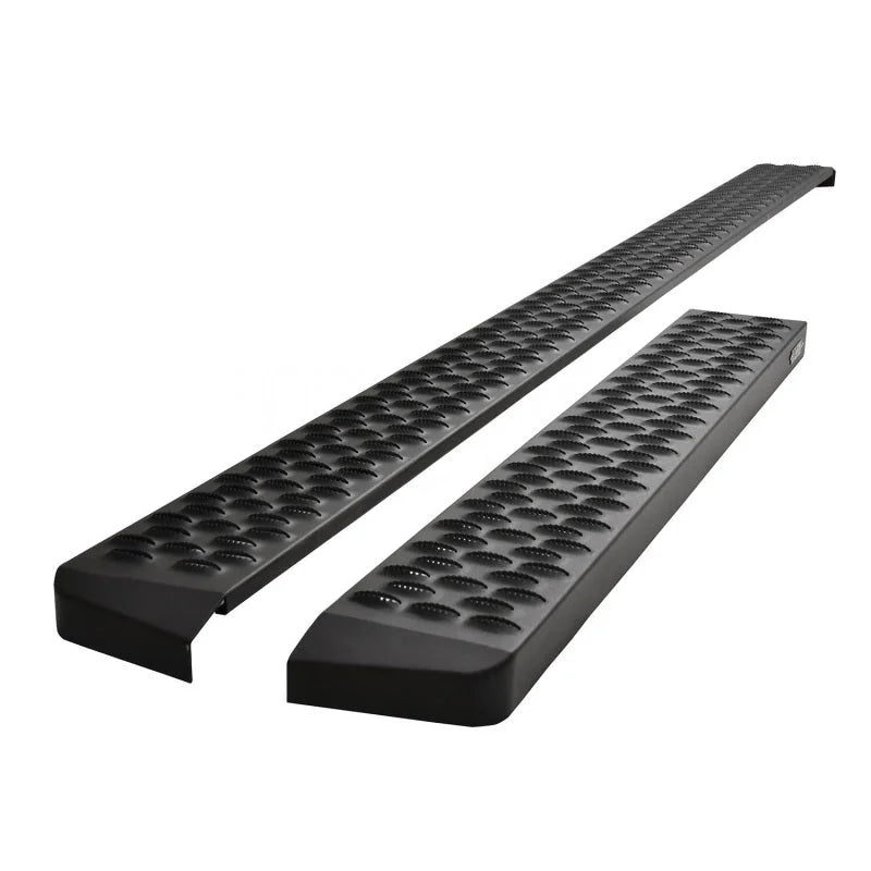 Westin Ford Transit Van 150/250/350 (46in Driver & 97in. Pass) Grate Steps Running Boards - Tex. Blk - Main Product View